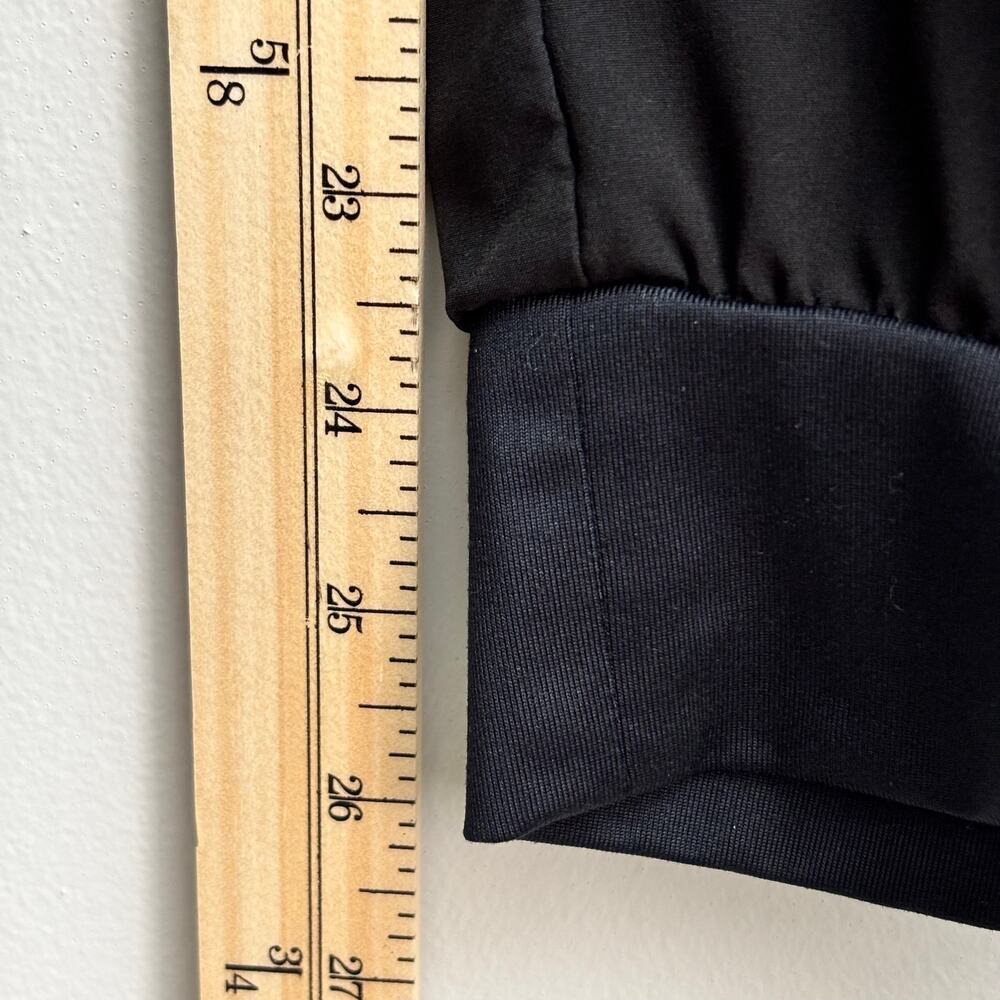 Black Lightweight Stretchy Elastic Waist Jogger Style Work Pants Women's Size L - Picture 8 of 8